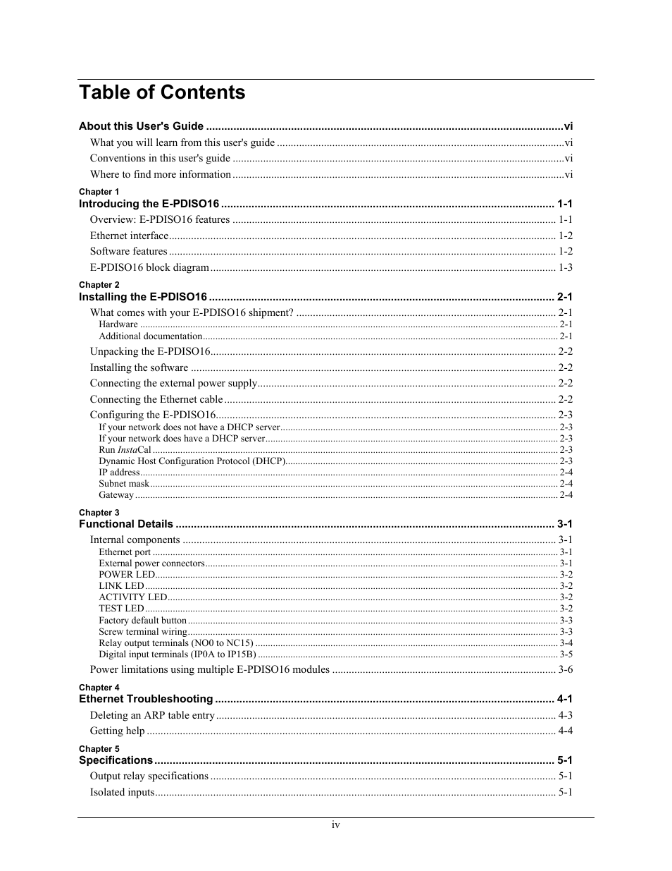 Measurement Computing E-PDISO16 User Manual | Page 4 / 28