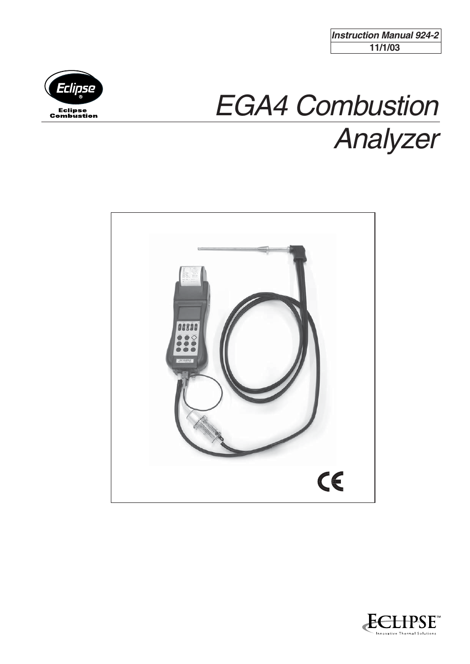 Eclipse Combustion EGA4 User Manual | 50 pages