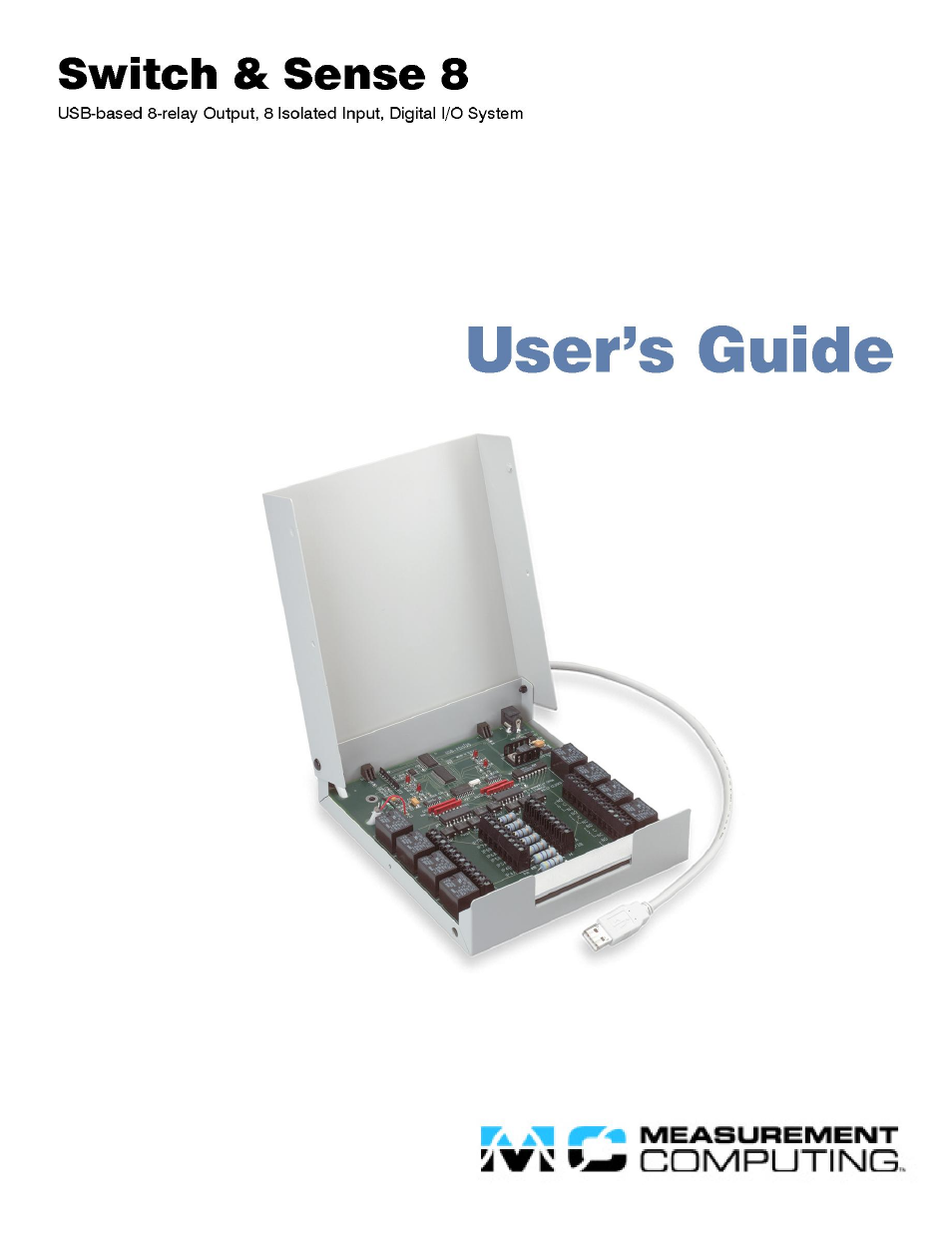 Measurement Computing SWITCH User Manual | 34 pages