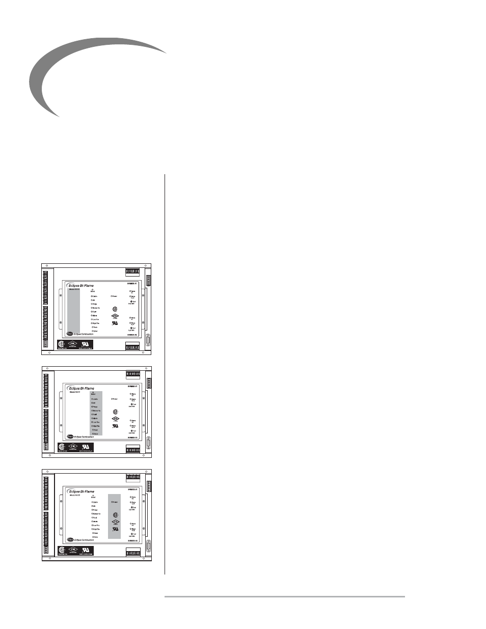 Modules description | Eclipse Combustion 6500 User Manual | Page 10 / 46