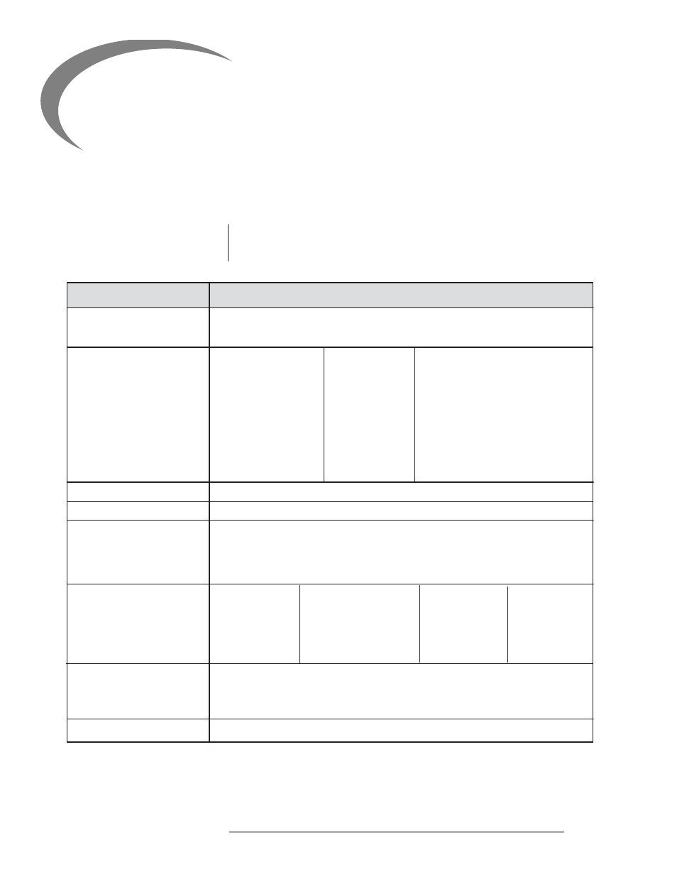 Specifications, Parameter description | Eclipse Combustion 6500 User Manual | Page 8 / 46