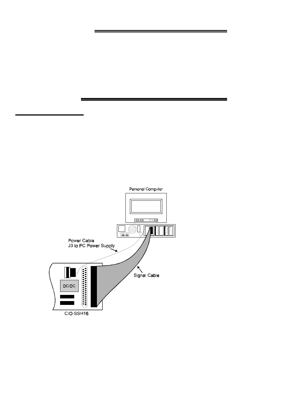 0 software installation, 0 hardware installation | Measurement Computing CIO-SSH16 User Manual | Page 5 / 32