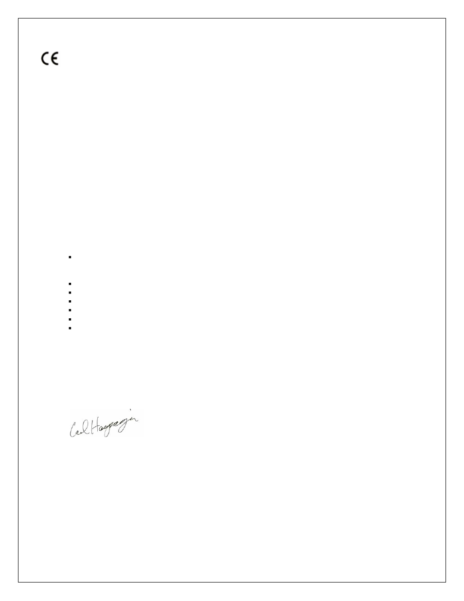 Declaration of conformity | Measurement Computing PC-CARD-D24/CTR3 User Manual | Page 19 / 20
