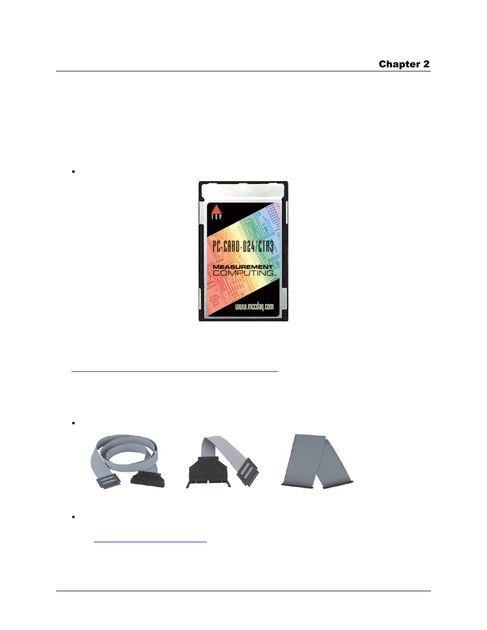 Installing the pc-card-d24/ctr3, What comes with your pc-card-d24/ctr3 shipment, Hardware | Additional documentation, Optional components | Measurement Computing PC-CARD-D24/CTR3 User Manual | Page 8 / 20