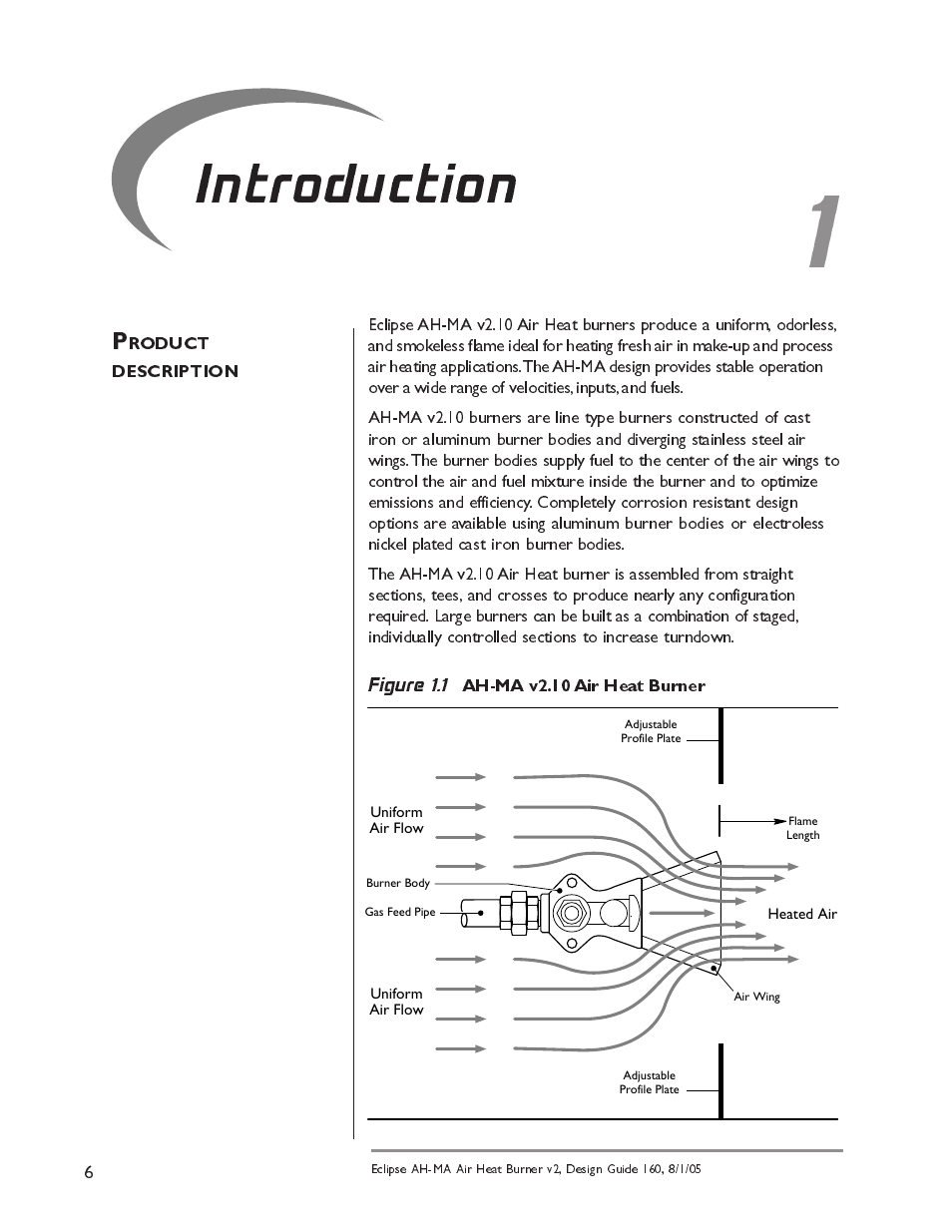 Introduction | Eclipse Combustion AIRHEAT AH-MA User Manual | Page 6 / 26