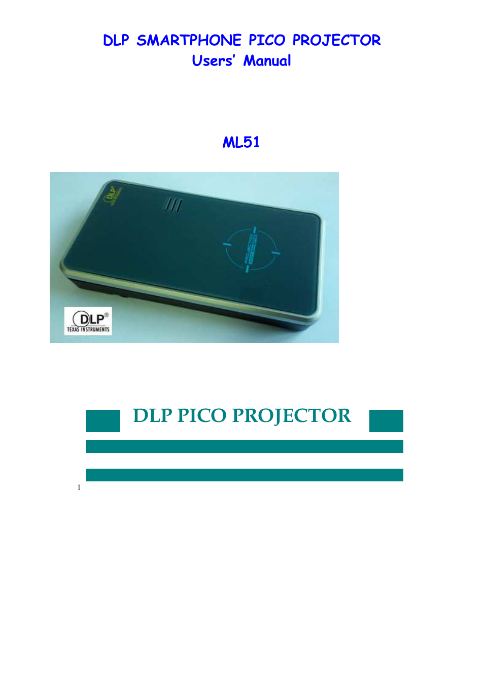 MEGAPOWER ML51 User Manual | 15 pages