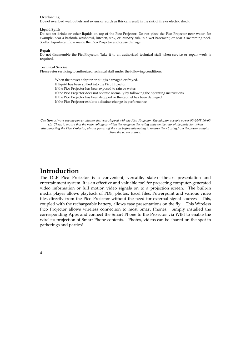 Introduction | MEGAPOWER ML51 User Manual | Page 4 / 15