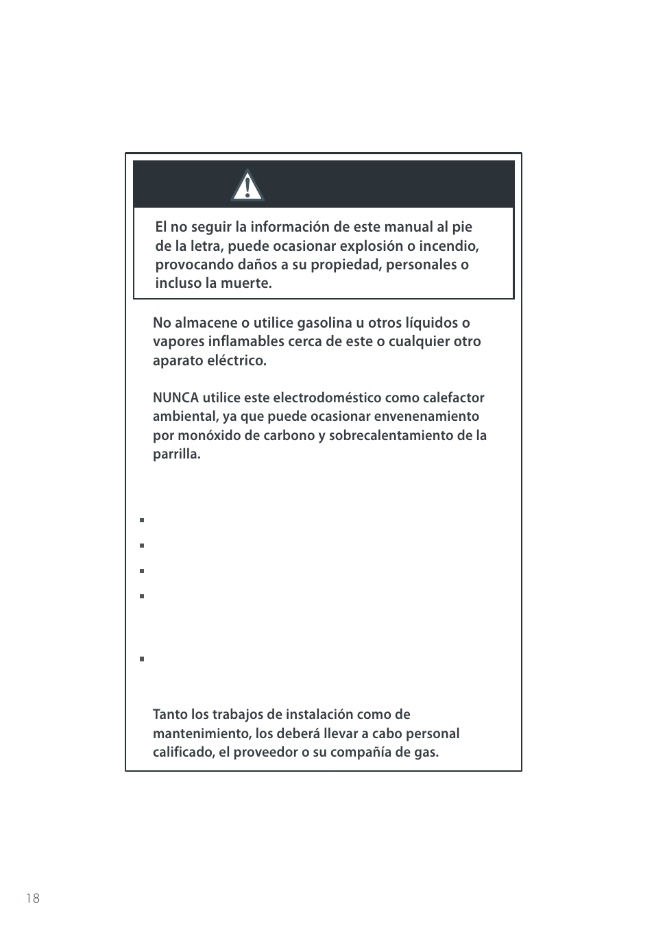 Atencion, Qué hacer si huele a gas | Cuisine-Cookware GC912 User Manual | Page 20 / 52