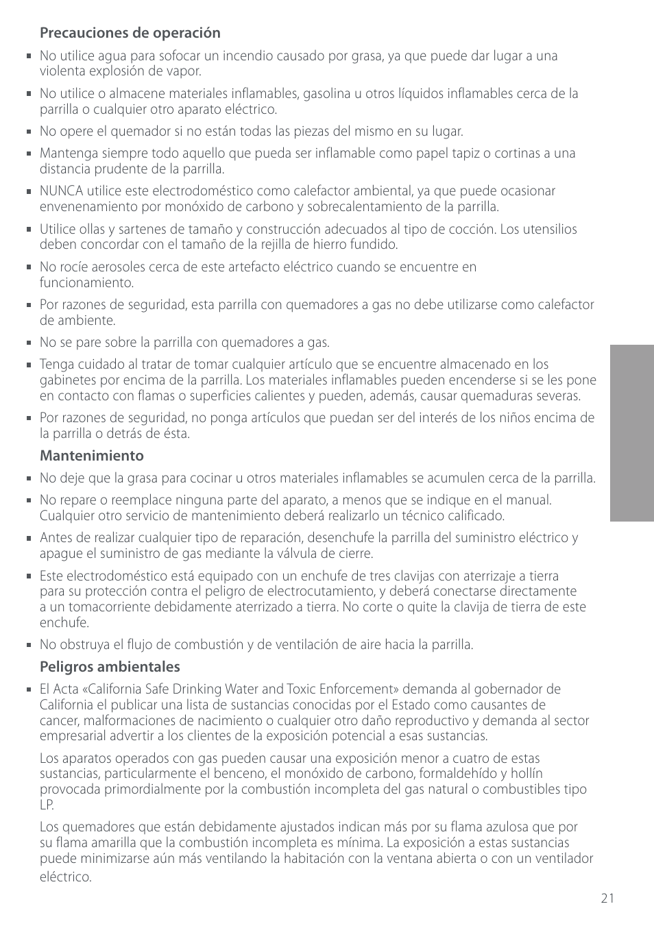 Cuisine-Cookware GC912 User Manual | Page 23 / 52
