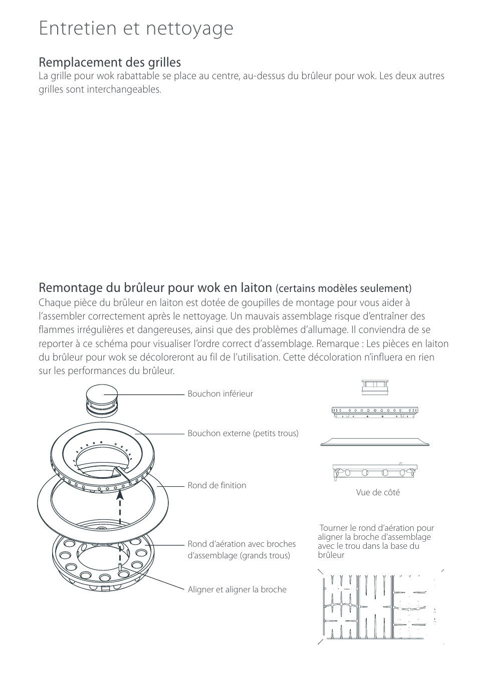 Entretien et nettoyage | Cuisine-Cookware GC912 User Manual | Page 46 / 52