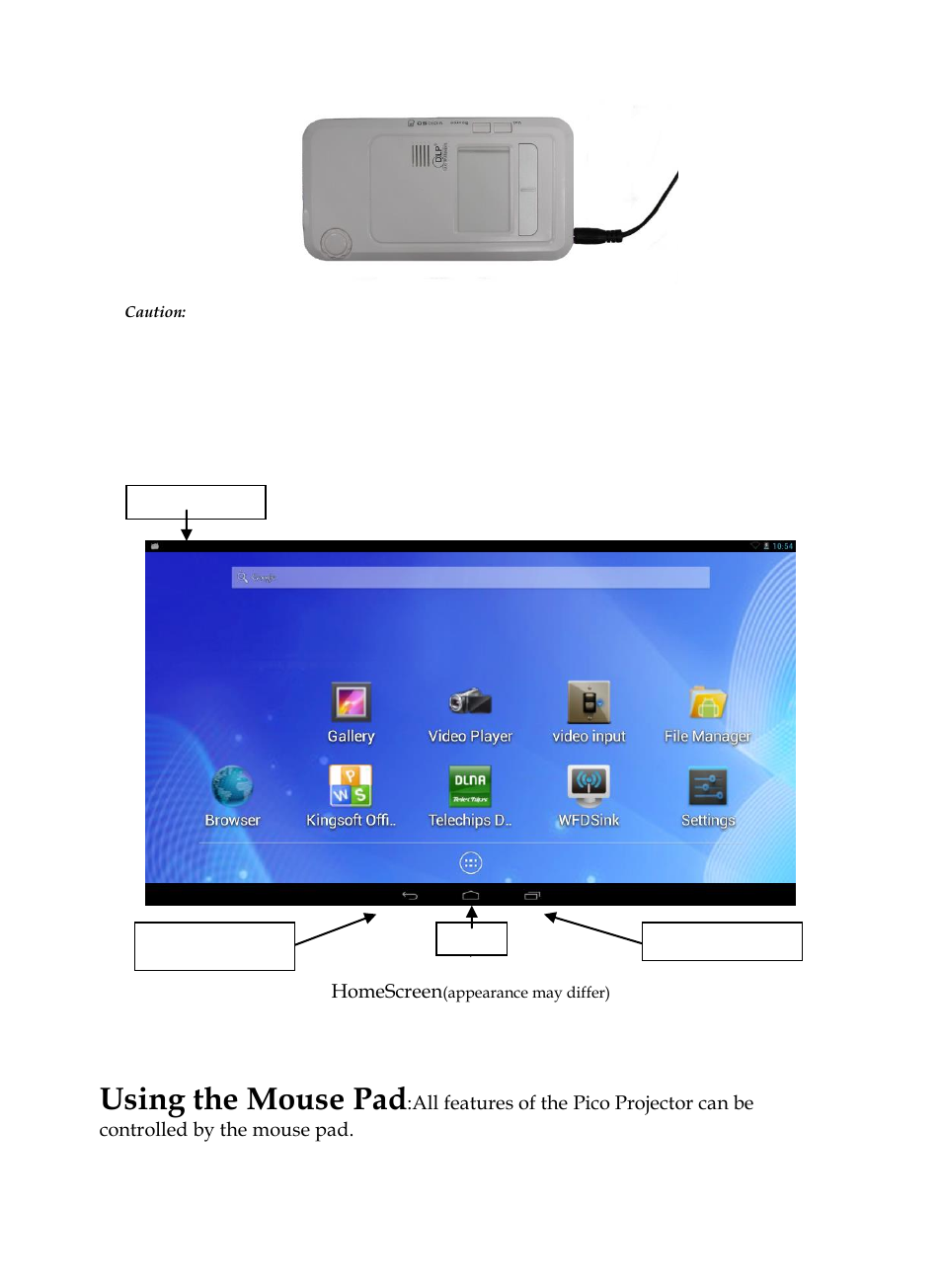Using the mouse pad | MEGAPOWER ML131 User Manual | Page 9 / 27