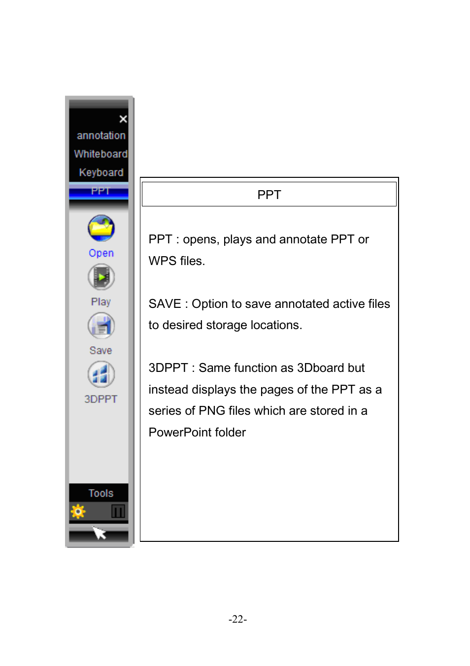 MEGAPOWER ML11 User Manual | Page 22 / 32