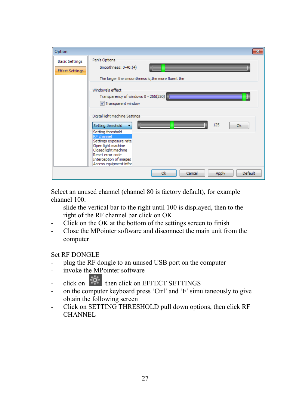 MEGAPOWER ML11 User Manual | Page 27 / 32