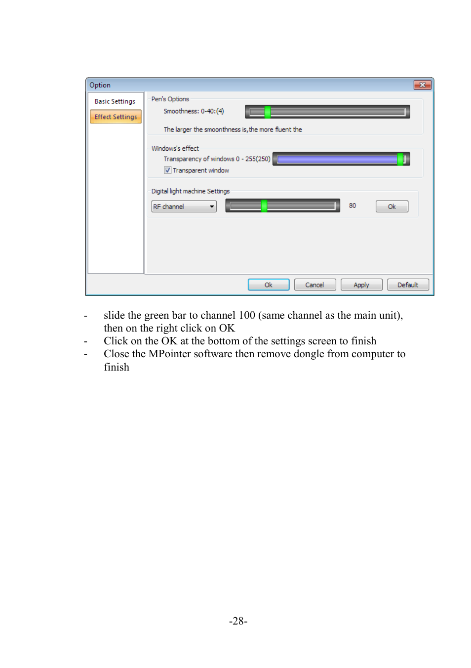 MEGAPOWER ML11 User Manual | Page 28 / 32