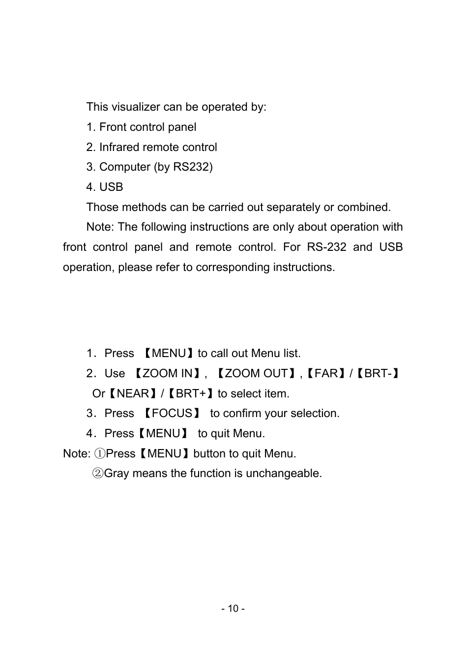 6 operation, 1 set up | MEGAPOWER MVP-886 User Manual | Page 14 / 50