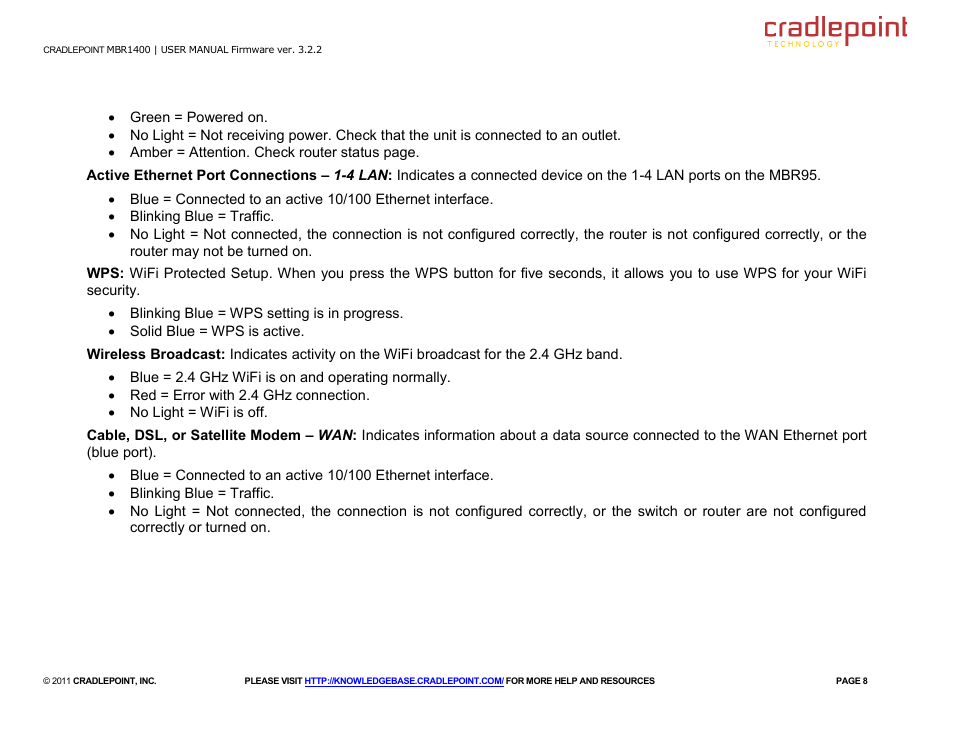 Cradlepoint MBR95 User Manual | Page 10 / 122