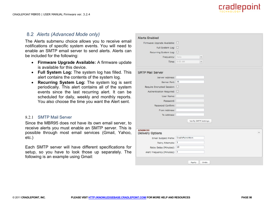 Cradlepoint MBR95 User Manual | Page 100 / 122