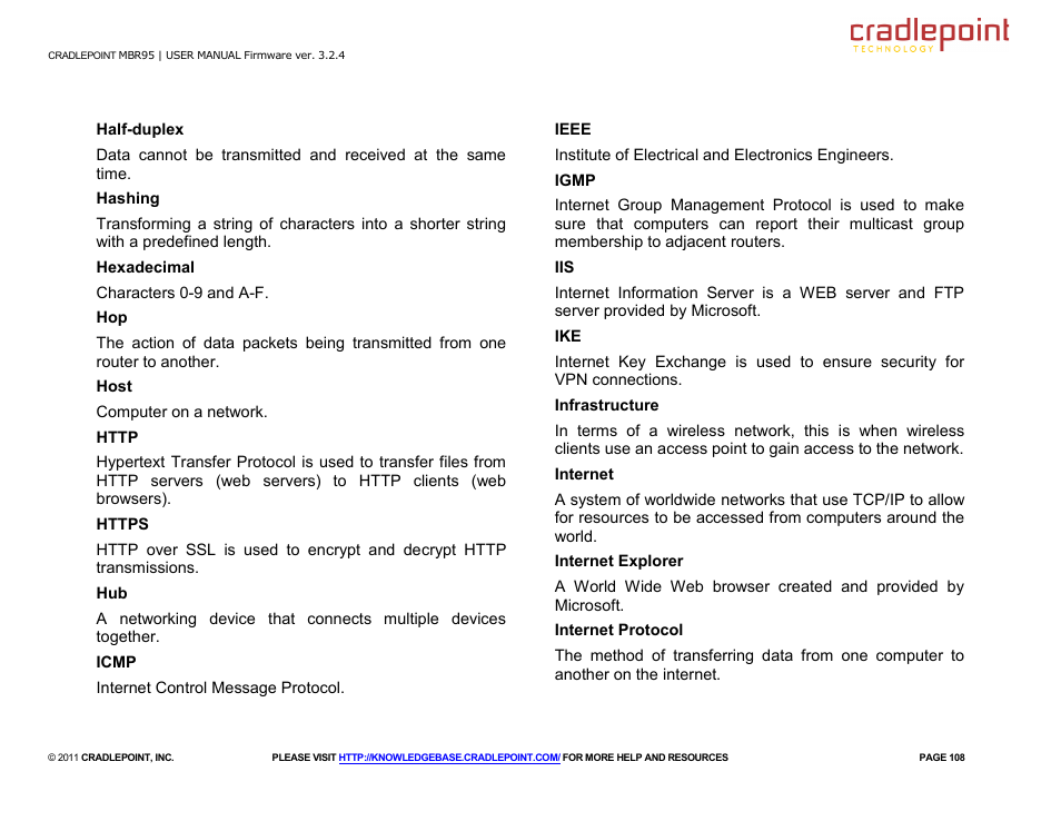 Cradlepoint MBR95 User Manual | Page 110 / 122