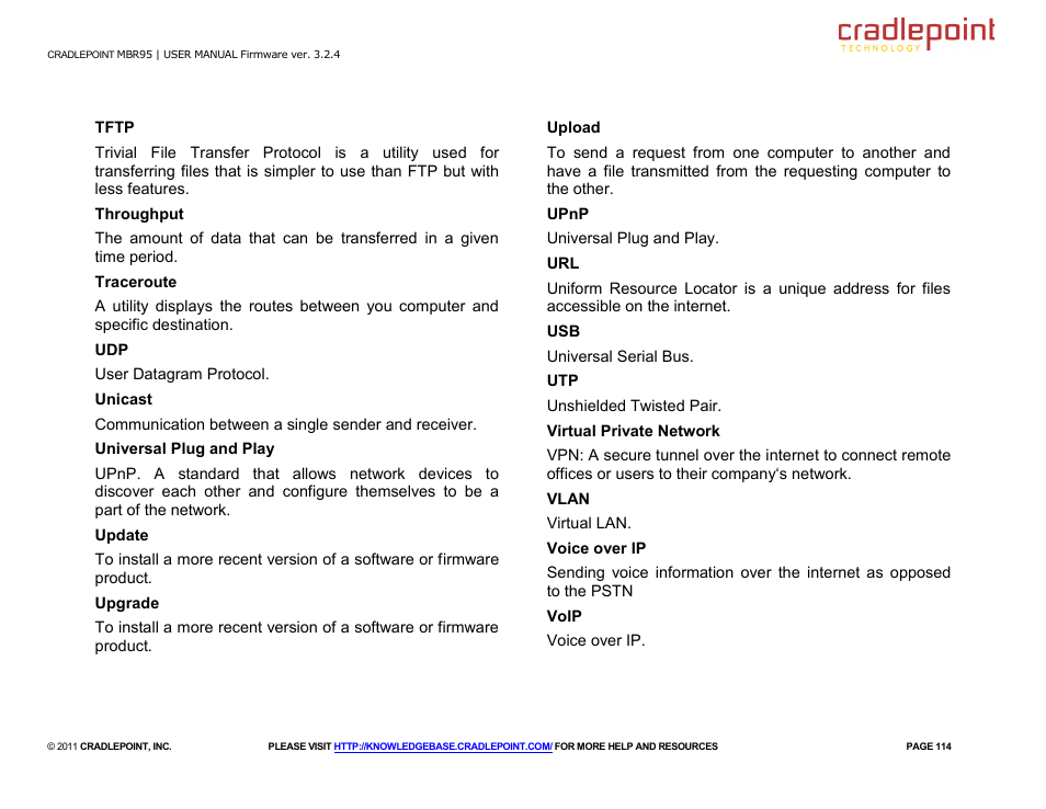 Cradlepoint MBR95 User Manual | Page 116 / 122