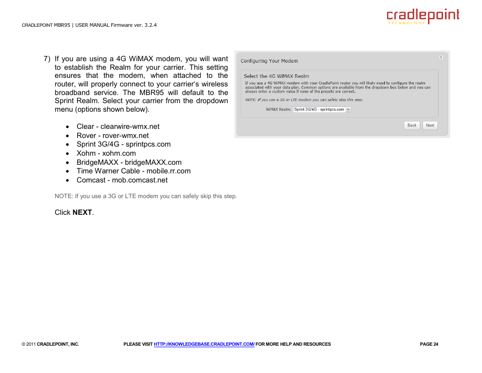 Cradlepoint MBR95 User Manual | Page 26 / 122