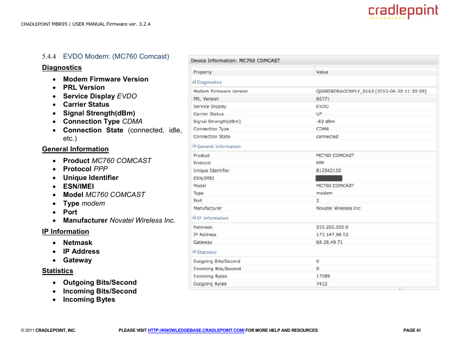 Cradlepoint MBR95 User Manual | Page 43 / 122