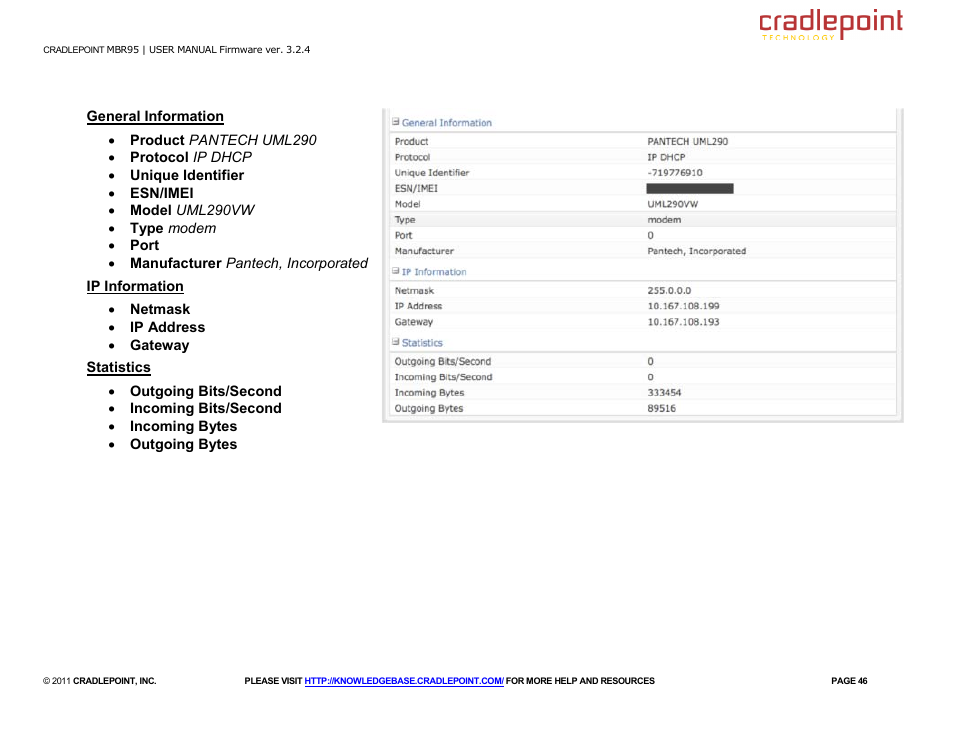 Cradlepoint MBR95 User Manual | Page 48 / 122