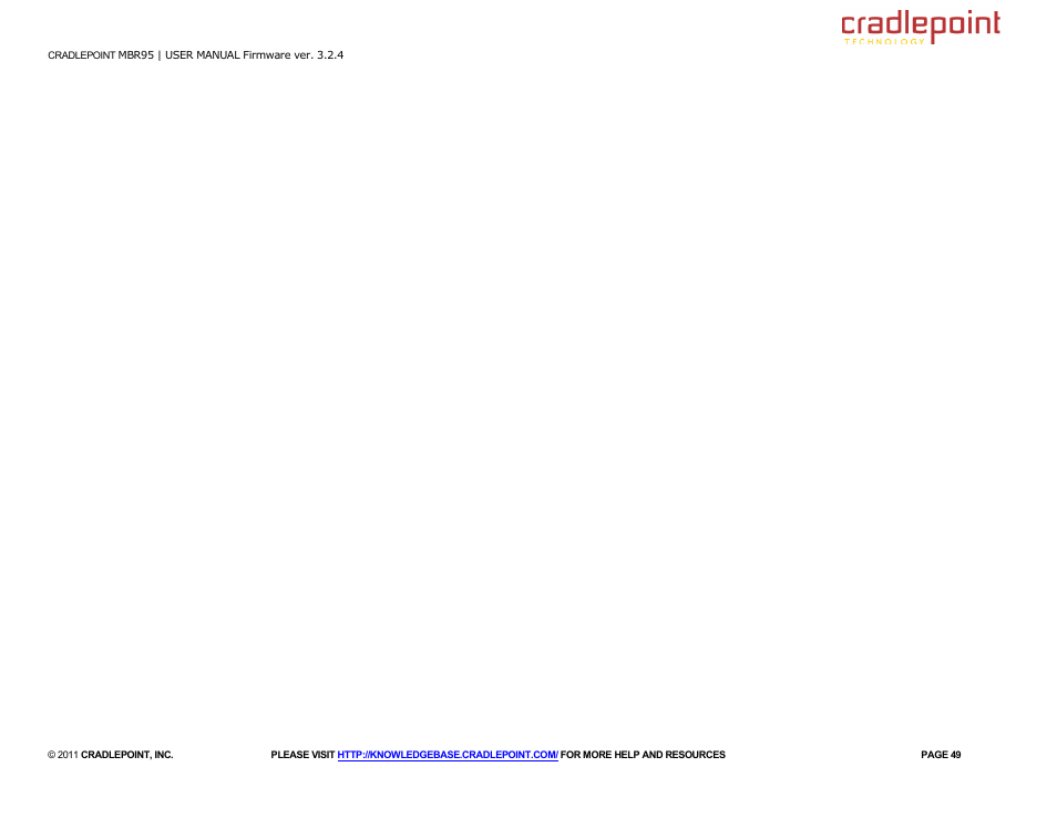Cradlepoint MBR95 User Manual | Page 51 / 122
