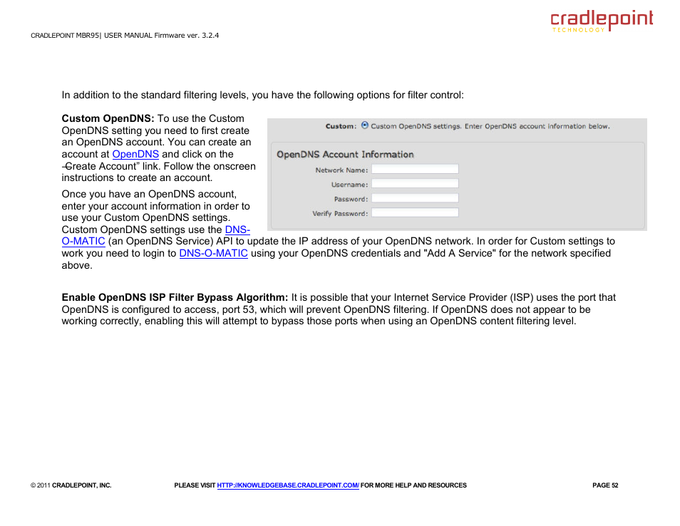 Cradlepoint MBR95 User Manual | Page 54 / 122
