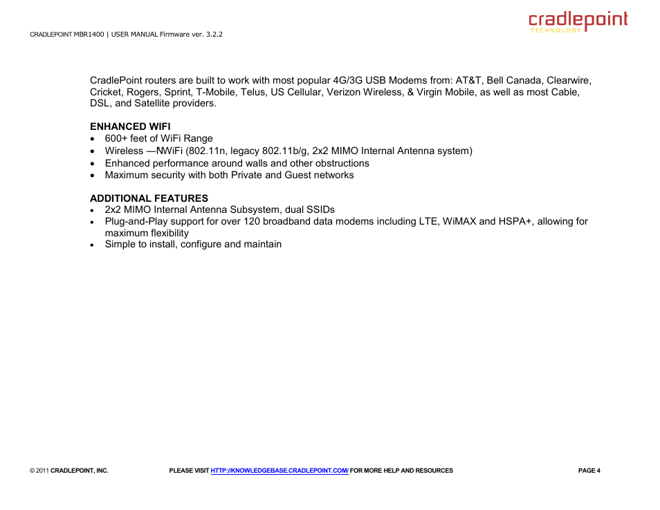 Cradlepoint MBR95 User Manual | Page 6 / 122