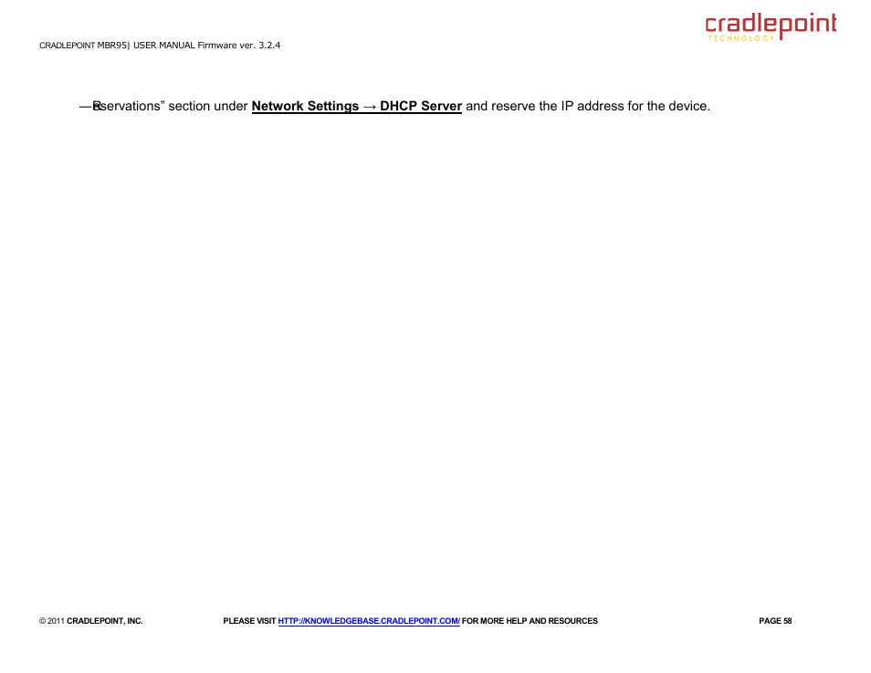 Cradlepoint MBR95 User Manual | Page 60 / 122
