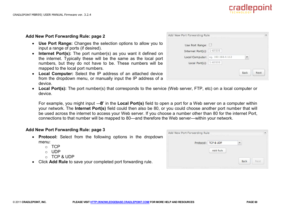 Cradlepoint MBR95 User Manual | Page 62 / 122