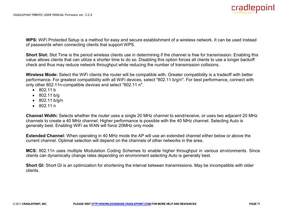 Cradlepoint MBR95 User Manual | Page 73 / 122