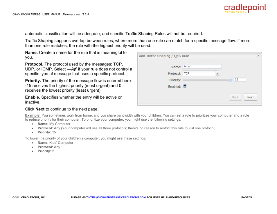 Cradlepoint MBR95 User Manual | Page 76 / 122