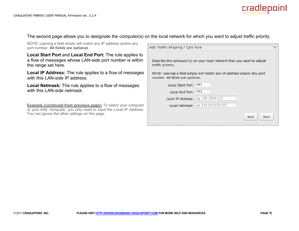Cradlepoint MBR95 User Manual | Page 77 / 122