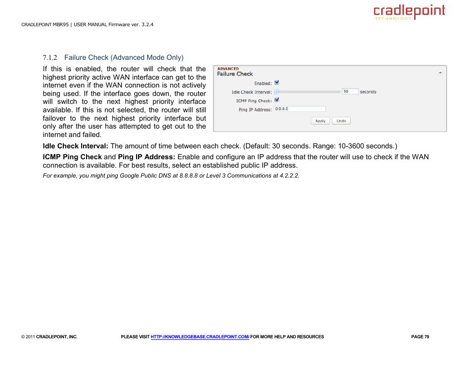 Cradlepoint MBR95 User Manual | Page 81 / 122