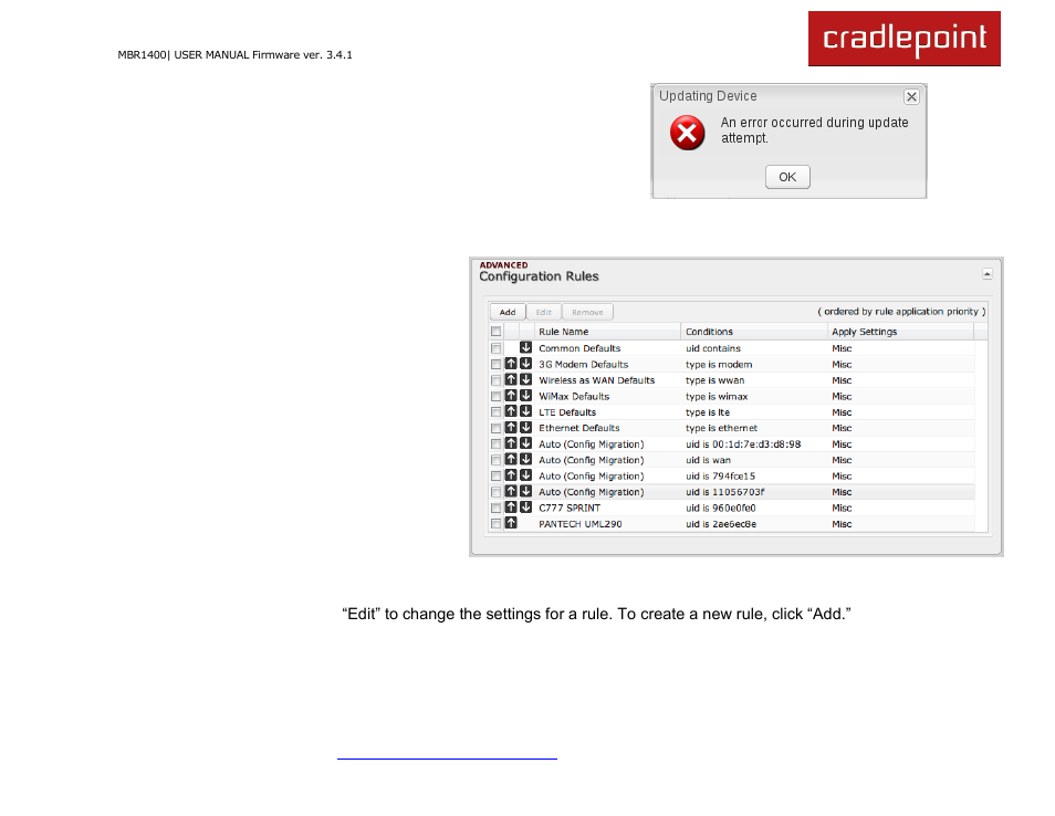 Cradlepoint MBR1400LE User Manual | Page 110 / 175