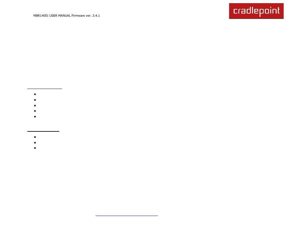 Cradlepoint MBR1400LE User Manual | Page 27 / 175