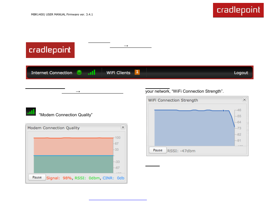 3 quick links | Cradlepoint MBR1400LE User Manual | Page 33 / 175