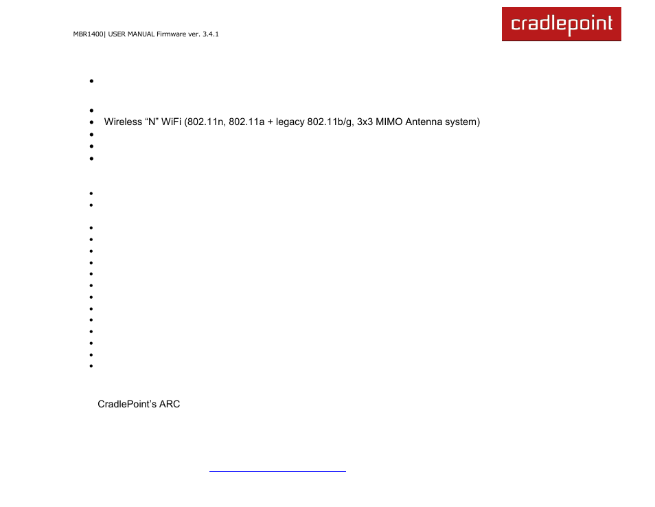 Cradlepoint MBR1400LE User Manual | Page 6 / 175