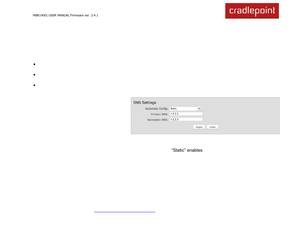 3 dns | Cradlepoint MBR1400LE User Manual | Page 64 / 175