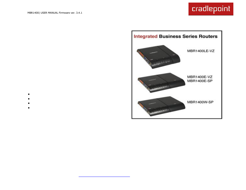 Cradlepoint MBR1400LE User Manual | Page 8 / 175