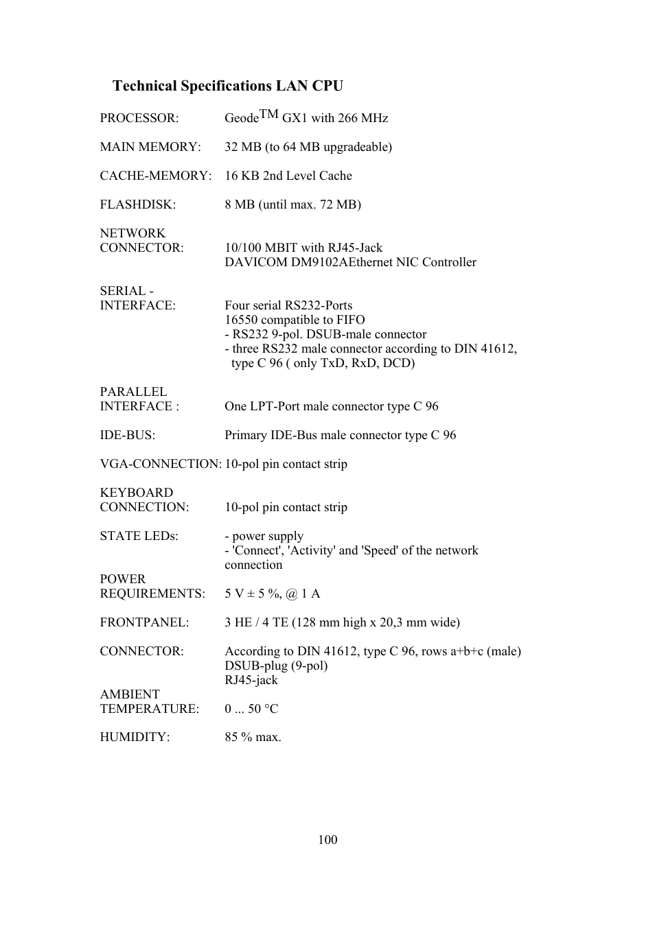 Meinberg TCR LANTIME User Manual | Page 100 / 132