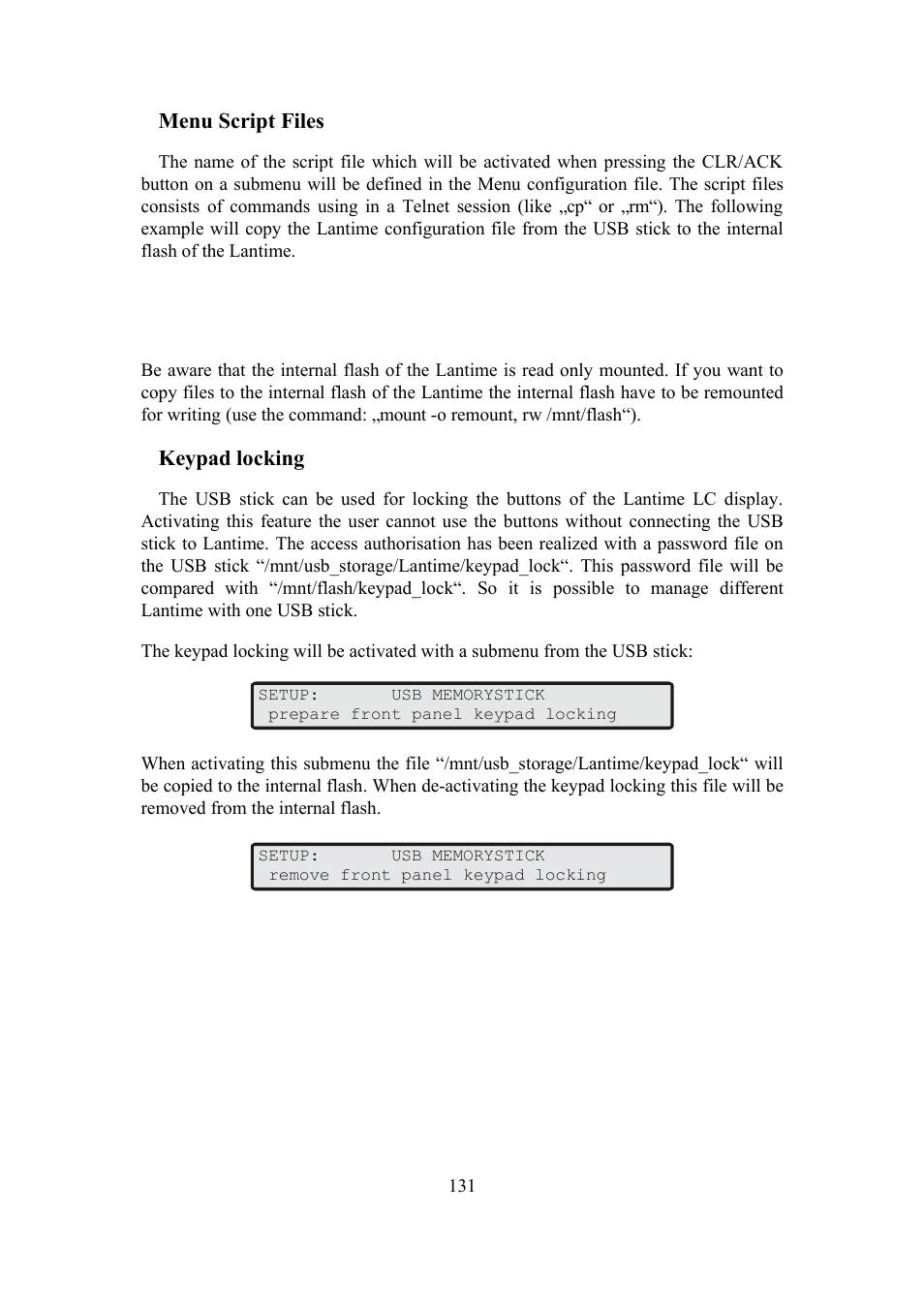 Meinberg TCR LANTIME User Manual | Page 131 / 132