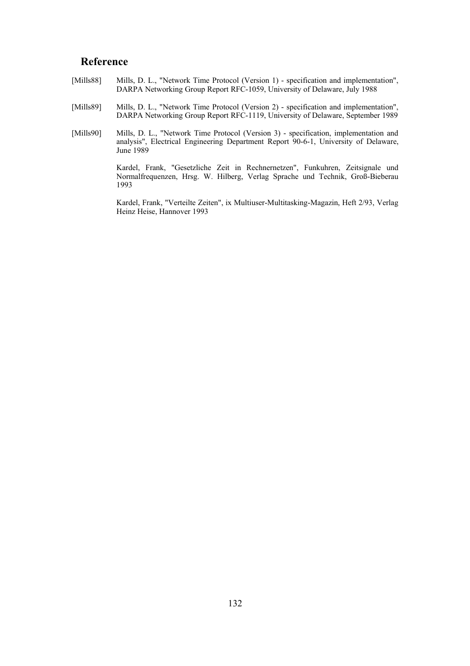 Reference | Meinberg TCR LANTIME User Manual | Page 132 / 132