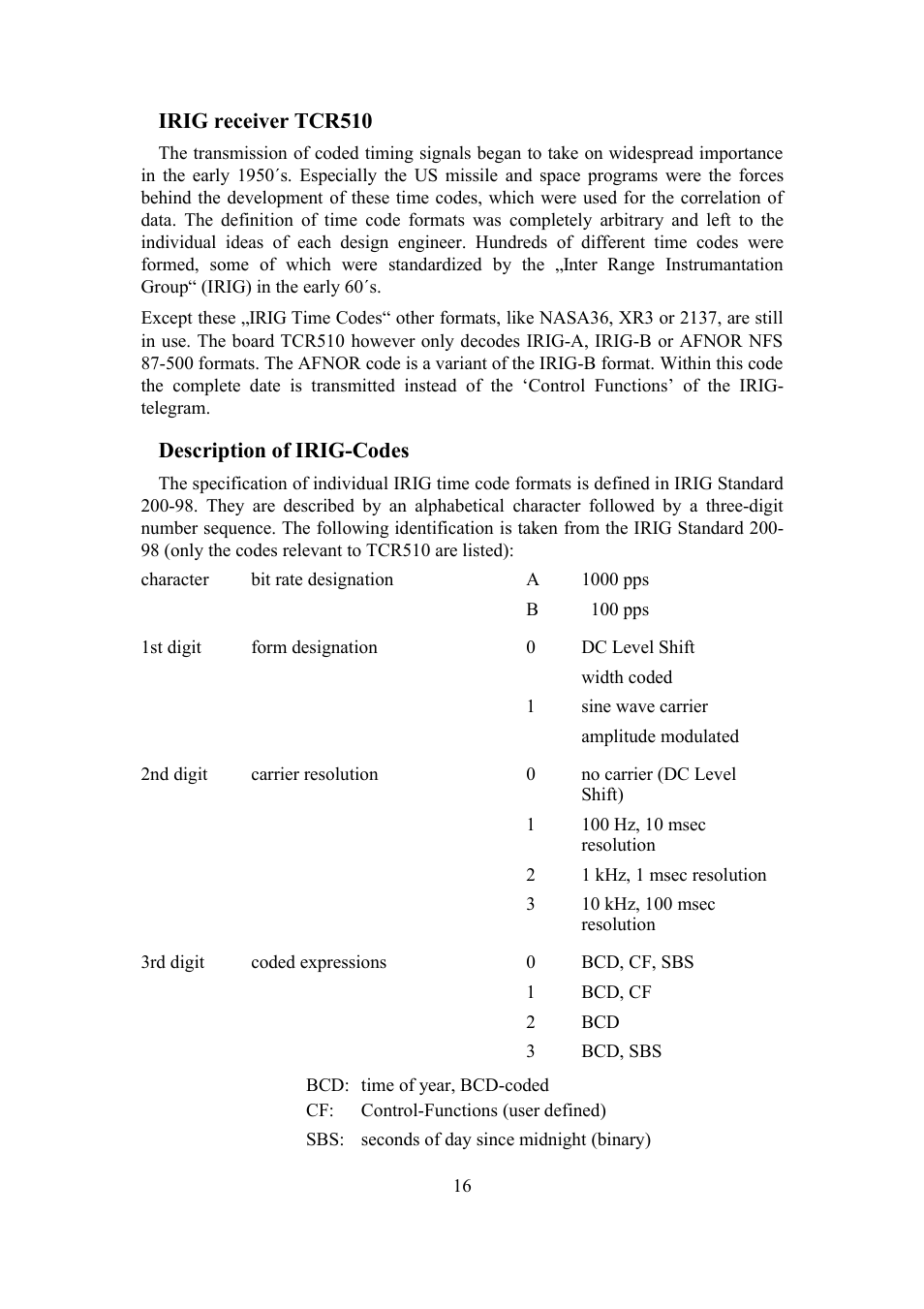 Meinberg TCR LANTIME User Manual | Page 16 / 132
