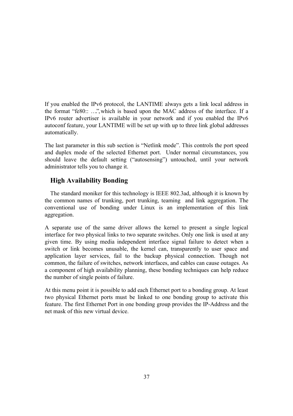 Meinberg TCR LANTIME User Manual | Page 37 / 132