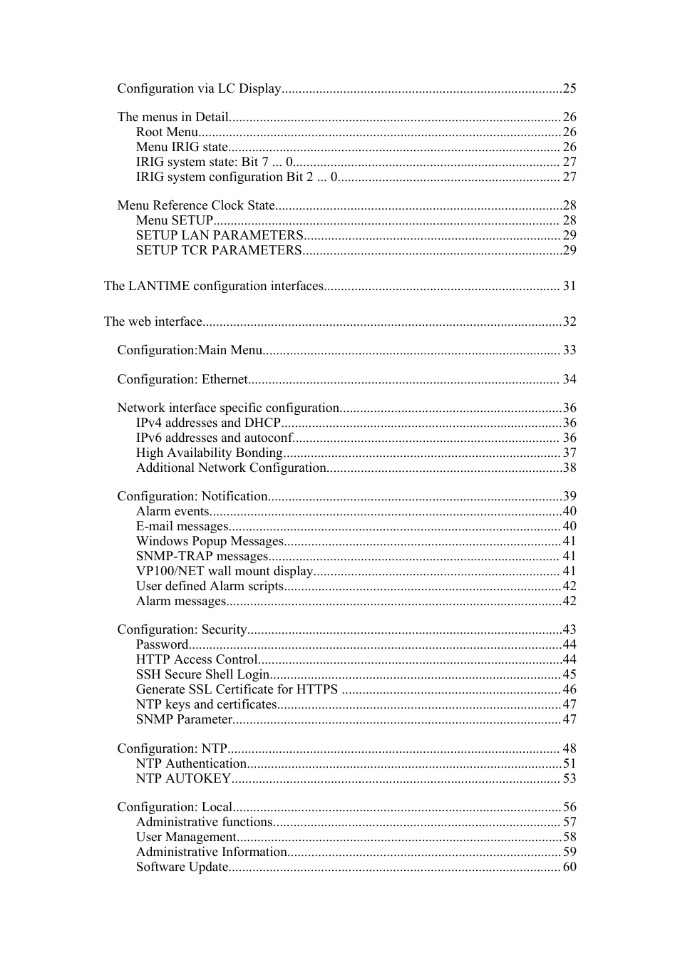 Meinberg TCR LANTIME User Manual | Page 4 / 132
