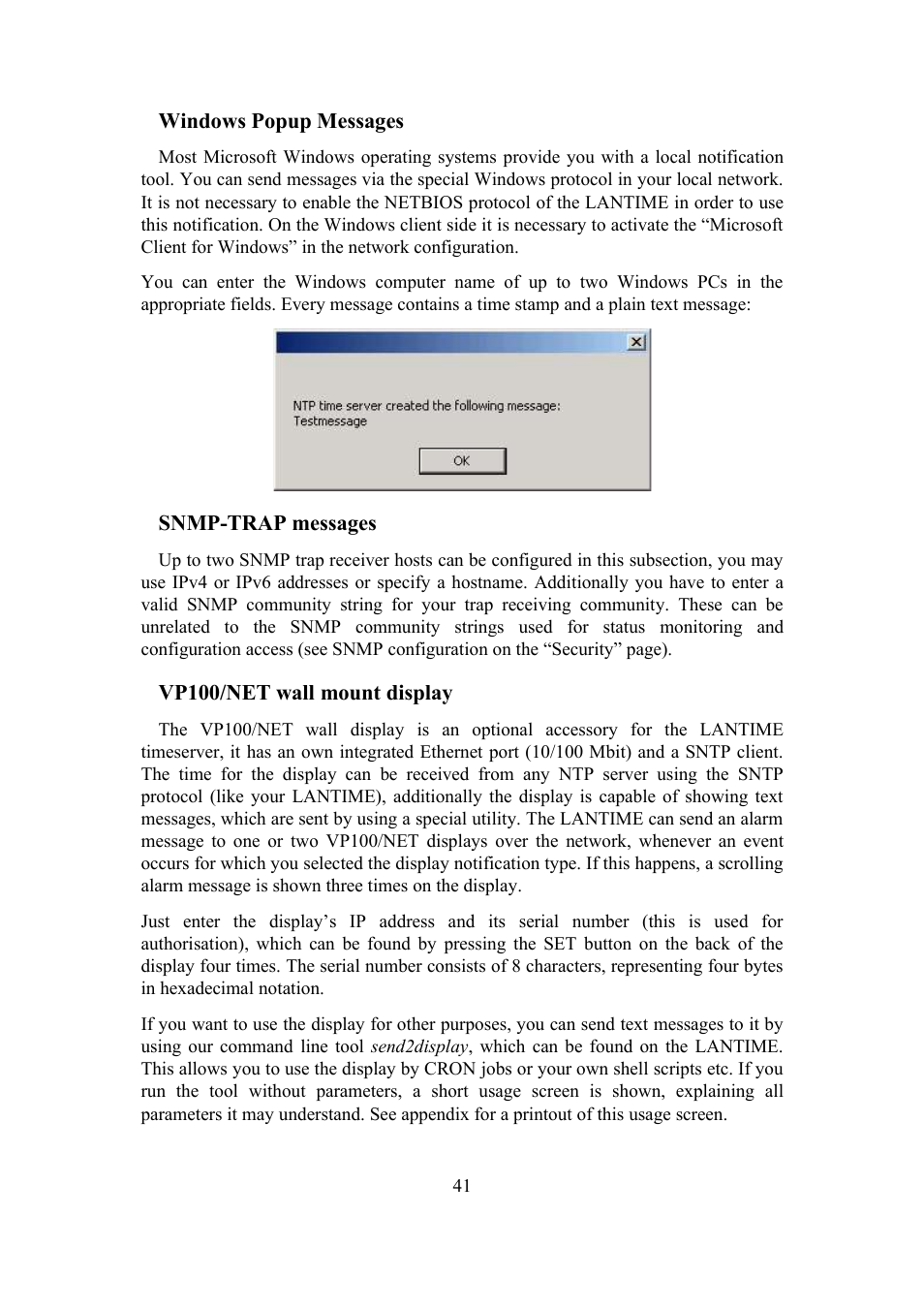 Meinberg TCR LANTIME User Manual | Page 41 / 132