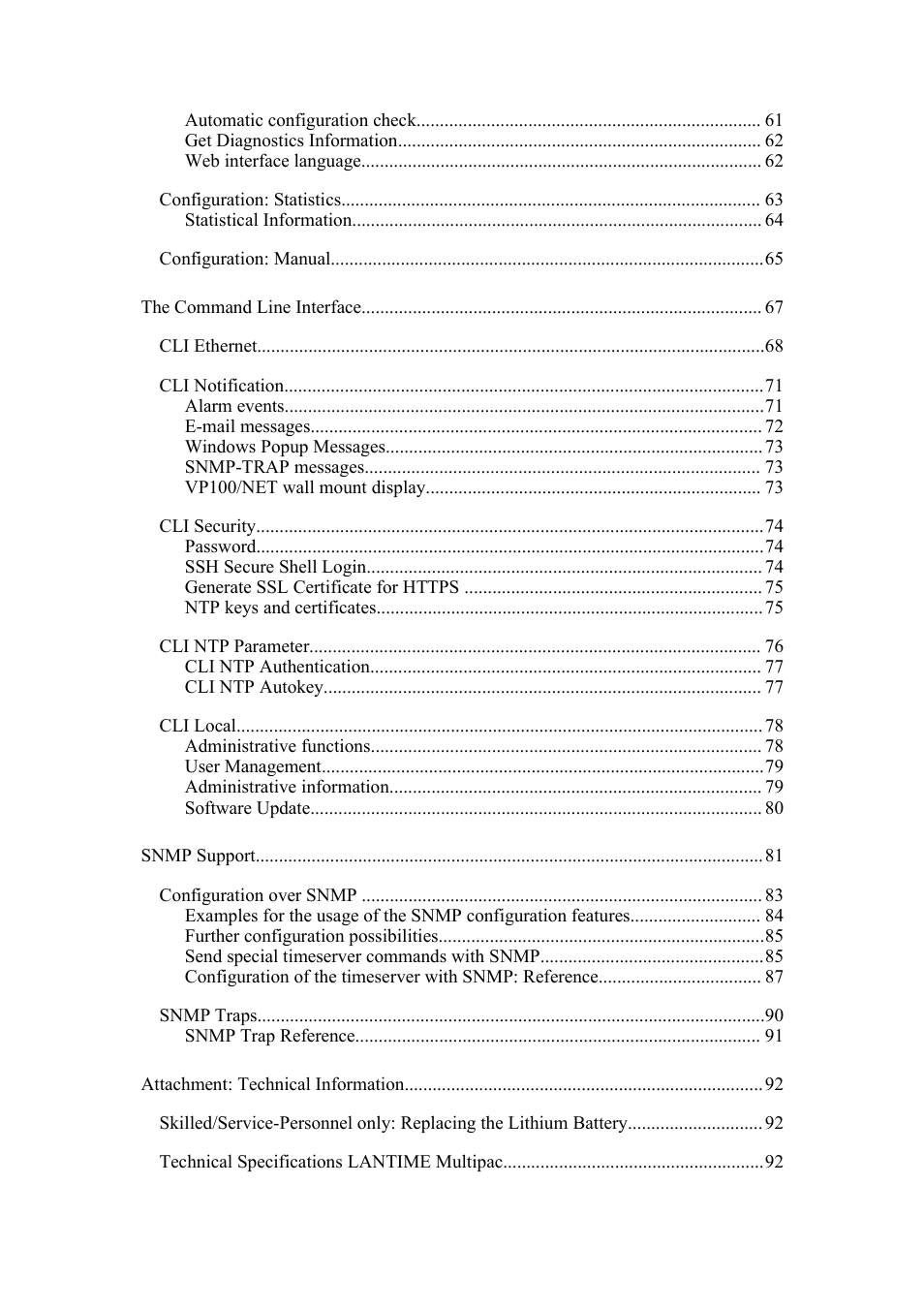 Meinberg TCR LANTIME User Manual | Page 5 / 132