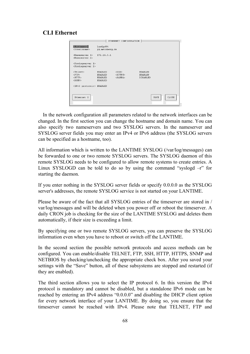 Meinberg TCR LANTIME User Manual | Page 68 / 132